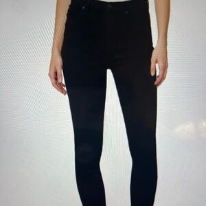 Hudson Jeans “The Blair” Valarie Black High Rise Super Skinny Jeans